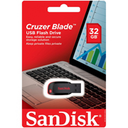 [ME-SAN-Z5032G] Memoria Flash Sandisk Cruzer Blade 32GB .