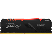 Memoria RAM Kingston Fury Beast RGB D , 3600Mhz, 8GB, Dimm