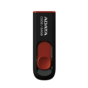 [ME-ADA-64GC008N] Memoria USB Adata C008, 64GB, USB 2.0, Negro/Rojo