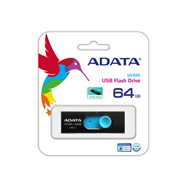 [ME-ADA-64GV320N] Memoria USB Adata Uv320, 64GB, USB 3. Negro/Azul