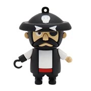 [BR-ME-19043223] Memoria USB Brobotix 32gb pirata garfio .