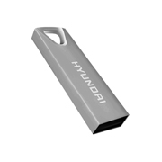 [ME-HYD-U216GASG] Memoria USB Hyundai Bravo Deluxe, 16GB, USB 2.0, Gris
