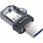 [ME-SAN-DUAL64GB] Memoria USB Sandisk Ultra Dual Drive 0, 64GB, USB 3.0, Gris