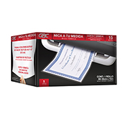 [GBC-MIC-P6877] Mica a tu medida GBC 15 m espesor de 5 milésimas  caja con rollo de mica térmica