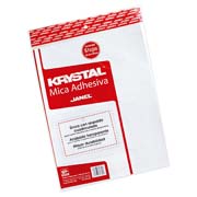 Mica adhesiva 25 cm x 33 cm  bolsa con 5hojas