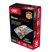 [GBC-MIC-P6887] Mica térmica GBC 10x14.5cm espesor de 10milésimas forma rígida