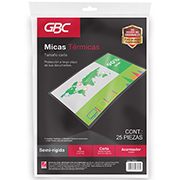 [GBC-MIC-P6893] Mica térmica GBC tamaño carta espesor de5 milésimas forma semi-rígida