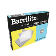 [BAR-MIC-MT205] Micas térmicas barrilito credencial B ilito 8 milésimás (200 micras)