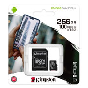 [ME-KIN-SDCS2256] Microsd Con Adaptador Cl10, 256GB, A1. .