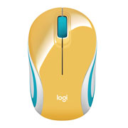 [PF-LOG-M187BNA] Mini Mouse Logitech M187 Inalámbrico Amarillo