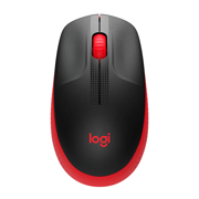 [PF-LOG-M190RJ] Mouse Logitech M190 Inalámbrico Ambidiestro Rojo