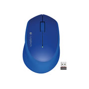 Mouse Logitech M280 inalámbrico USB Azul.