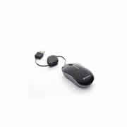 Mouse Verbatim óptico mini travel alámbrico negro