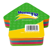 [JAN-PST-0303FLE] Notas Adhesivas Memo Tip forma flecha con 250 hojas de 6.6 x 6.7 cm