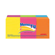 [JAN-PST-0102397] Notas Adhesivas Memo Tip neon 1.5x2 pulg12 blocks con 100 hojas cada uno