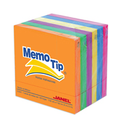 [JAN-PST-0303197] Notas Adhesivas Memo Tip neon 3x3 pulg 6blocks con 100 hojas cada uno