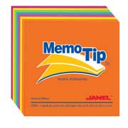 [JAN-PST-303197] Notas Adhesivas Memo Tip neon de 3x3 pulg 1 block con 400 hojas