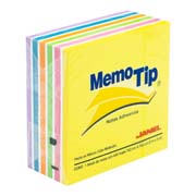[JAN-PST-6590303] Notas Adhesivas multi Memo Tip neon 3x3 pulg 1 block con 400 hojas