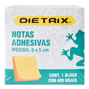 [DIE-PST-8740] Notas adhesivas Dietrix colores neón de 5 x 5 cm con 400 hojas