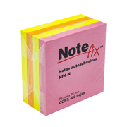 Notas adhesivas adhesivas Note fix 7.6x7.6. Mod. nf4-n 1 paquete con 4 blocks