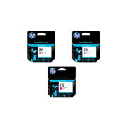 [HP-TIN-CZ135A] Pack de 3 cartuchos de tinta HP 711 de 2Pack de 3 cartuchos de tinta HP 711 de 2
