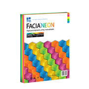 Papel Facia Neon carta mix de 5 colores 75gr