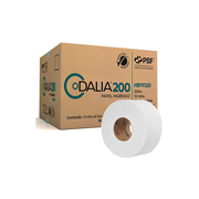 [LFA-HIG-HB19320] Papel Higiénico blanco Dalia, caja c/12 bobinas 200 m c/u jr