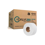 [LFA-HIG-HB19325] Papel Higiénico blanco Dalia, caja c/12 bobinas 250 m c/u