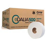 [LFA-HIG-HB19350] Papel Higiénico blanco Dalia,caja c/6 bobinas 500 m c/u