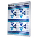 Papel opalina blanca 90% blancura APSA tamaño carta 200 gramos paquete con 100 p