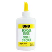 Pegamento blanco escolar UHU de  125 gramos