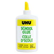 Pegamento blanco escolar UHU de  225 gramos