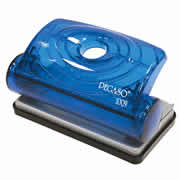 Perforadora plástica mini Pegaso 1009 de2 orificios perfora hasta 7 hojas