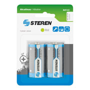[STE-PIL-C2] Pila alcalina C STEREN blister 2 pzas .