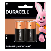 [DUR-PIL-C-2] Pila alcalina Duracell C blíster con 2 pzas