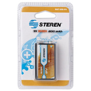 [STE-PIL-BATNM9V] Pila recargable 9V STEREN  blister de 1 pza