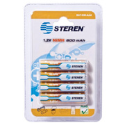 [STE-PIL-NMAAA] Pila recargable AAA STEREN  blister de 4pzas