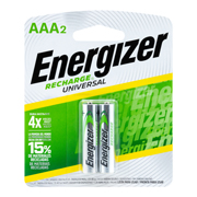 [ENE-PIL-NH12BP2] Pila recargable Energizer AAA blíster con 2 pzas