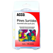 [ACO-PIN-P1167] Pines de presión ACCO colores surtidos .