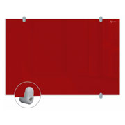 [ALF-PIZ-6117] Pintarrón de cristal Criscolor Alfra color rojo 60 x 90 cm
