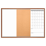 [ALF-PIZ-6030] Pintarrón multifuncional Tritón Alfra iple superficie 80 x 120 cm