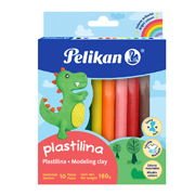 [PEL-PLAS-6700] Plastilina Pelikan colores surtidos cajacon 10 barras