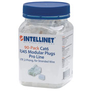 [IC-CO-790611] Plug Intellinet RJ45 CAT 6 UTP multifilar pro 90