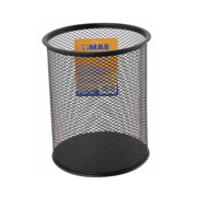 [MAE-CLI-PLMG] Portalápiz mae grande de malla metálica negro