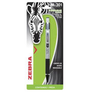 [ZEB-LAP-6019] Portaminas m-301 zebra, punto 0.5 mm, blíster 1 piezas