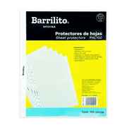Protector de hojas  Barrilito tamaño carta