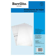 Protector de hojas oficio Barrilito tamaño oficio