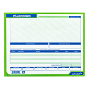 [EST-CUA-0250] PÓLIZA CHEQUE 1/2 CARTA BLOCK CON 50 HOJAS