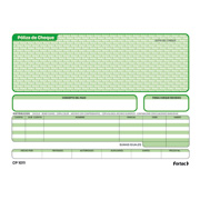 [FTC-POL-CP1011] Póliza de cheque duplicado Fortec 1/2 oficio 3 blocks con 25 juegos cada uno