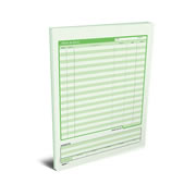 [RAY-POL-08PODI] Póliza diario Rayter, tamaño carta, papel verde óptico, block 50 hojas